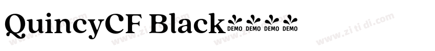 QuincyCF Black字体转换